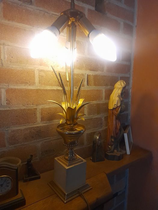 Veioza/lampă  alamă vintage