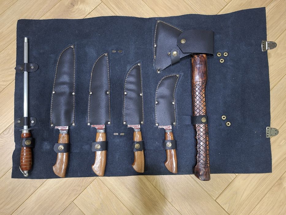 Подарочный набор кухонных ножей сувенир пичоклар