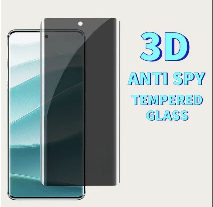 2 броя стъклени протектора против шпиониране за Xiaomi Note 14 Pro +