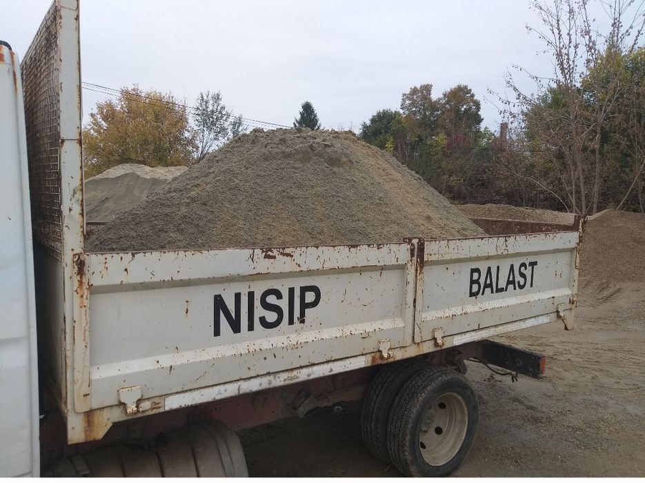Livrez Nisip Balast Mărgăritar Pământ vegetal  Cele mai bune preturi !