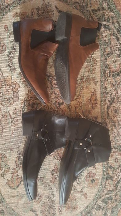 Ghete și bocanci militari piele bărbații marime mare calitate import