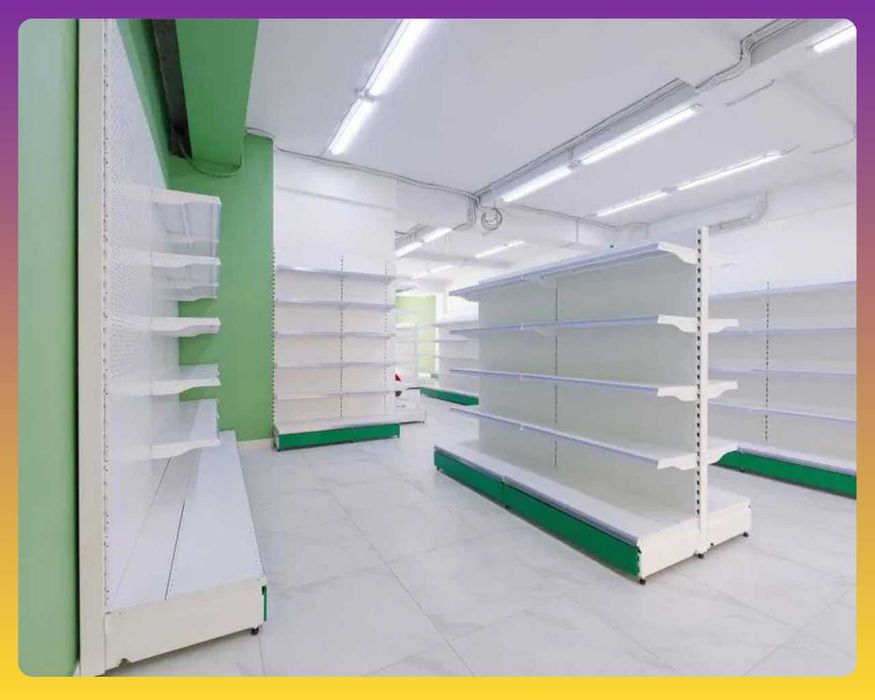 Стеллажи и полки, торговое оборудование для магазина