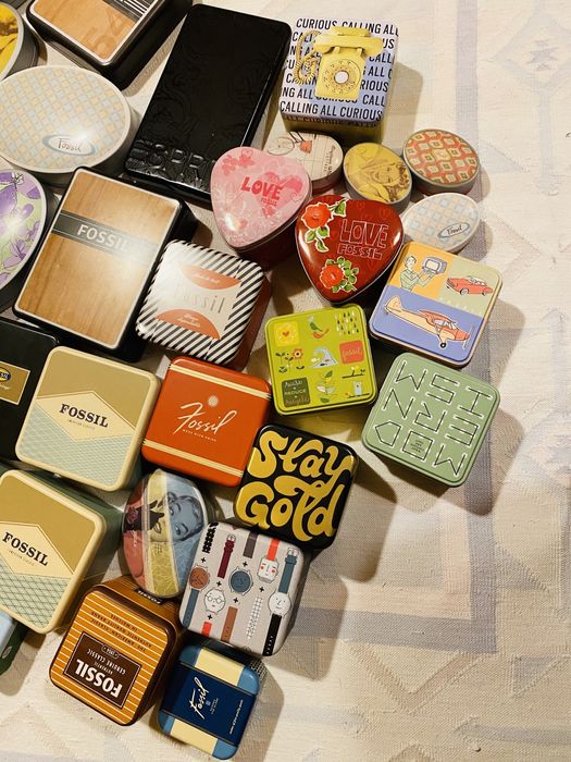 Colectie cutii Fossil originale