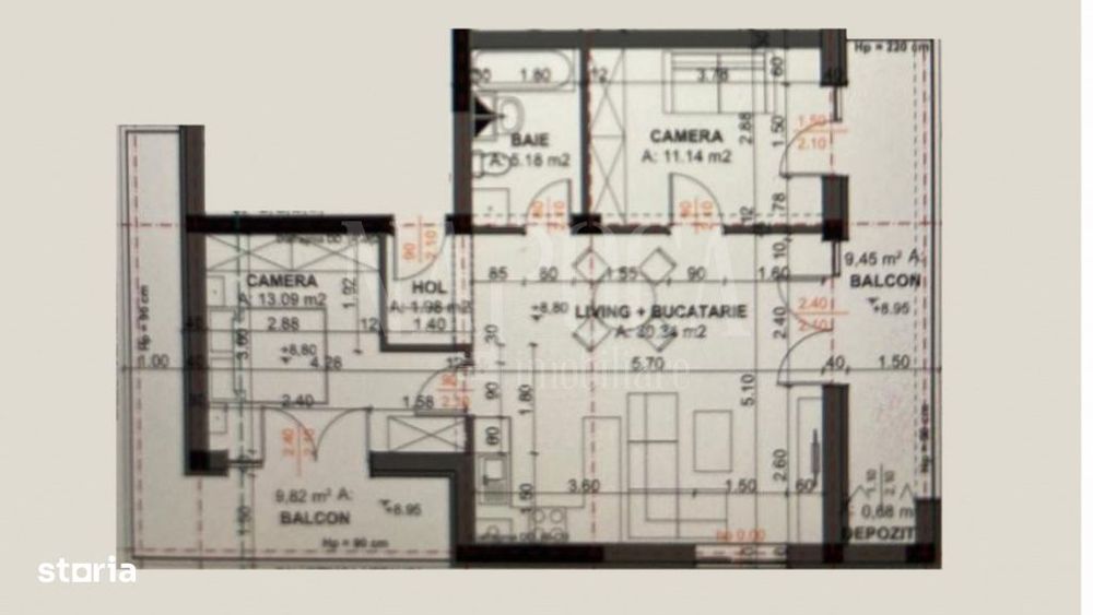 Apartament 3 camere de vanzare in Iris, Cluj Napoca