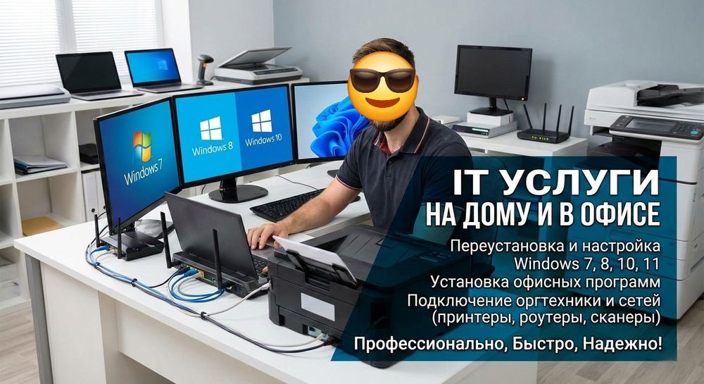 Установка Windows,Виндоус,Настройка,Драйвер,Принтер,Компьютер мастер