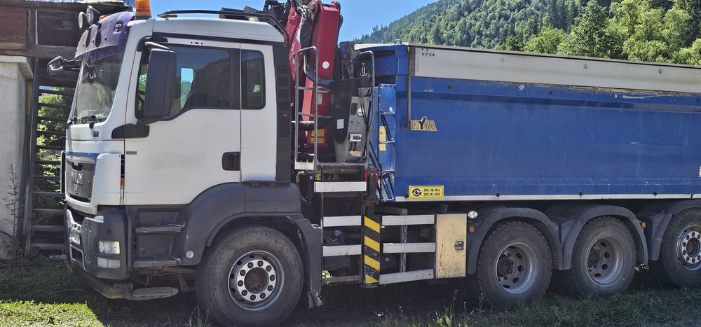 MAN TGS 35.400 Basculanta cu macara