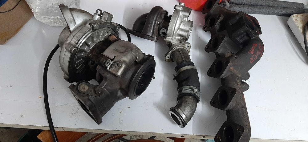 Kit complet motor m57 turbine pompa r70 galerie evacuare biturbo etc
