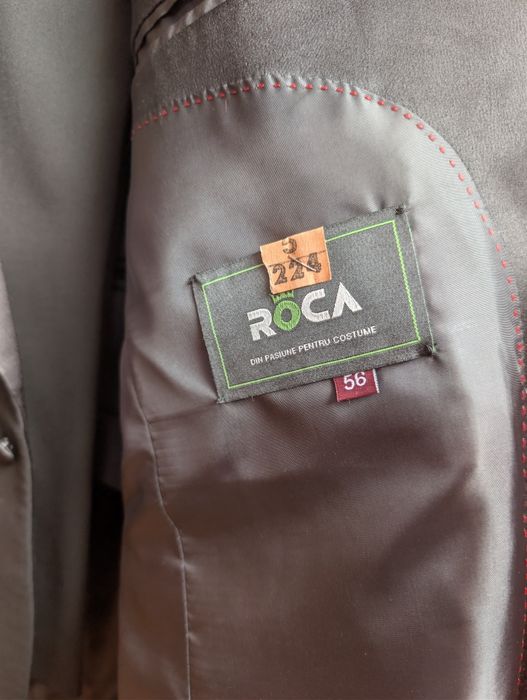 Costum Mire / Smoking complet - Roca (mărimea 64) + cămașă, papion, butoni