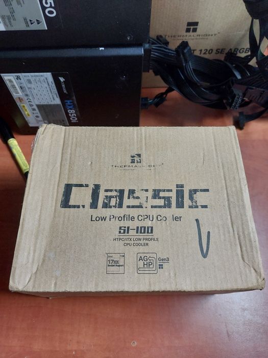 Oferta!Cooler procesor pe aer low profile,ventilator 120mm ,HTPC,itx,Thermalright Si-100 Classic,nou la cutie,folie talpa,am5,am4,1700,1851,1151v2,etc