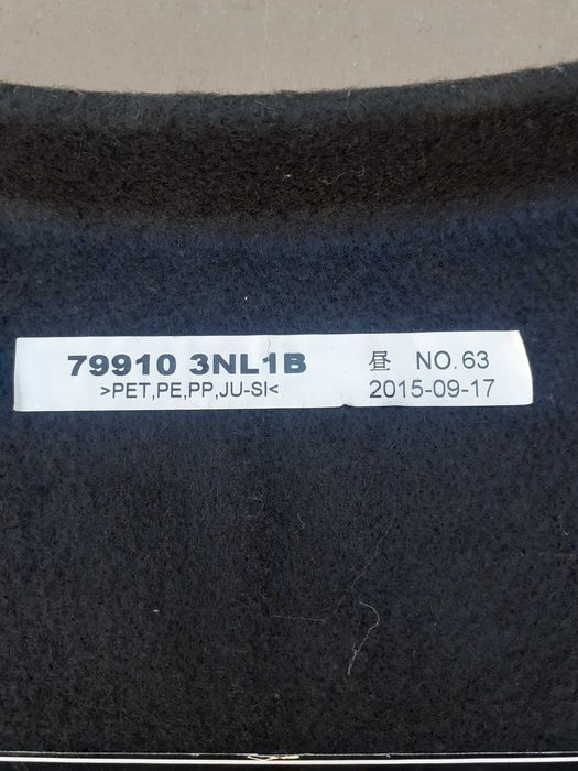 Polita portbagaj NISSAN Leaf,an 2010 - 2017