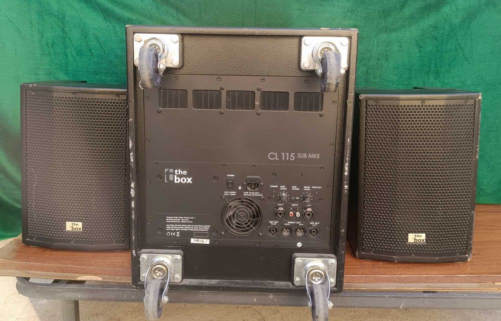 The boX Сабвуфер акт 15" и 2 шт пассивные сат