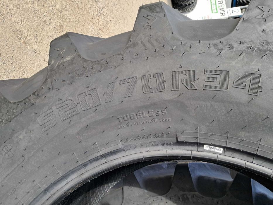 Anvelope noi 520/70R34 CEAT RADIALE cauciucuri tractor spate John Deere New Holland Case IH Fendt Massey Ferguson Deutz-Fahr Claas Kubota Valtra Steyr
