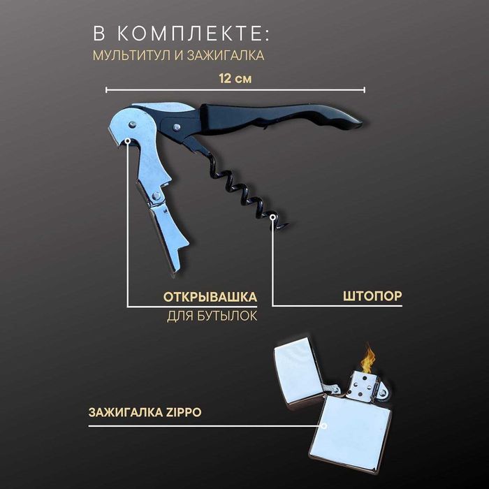 Мужской набор для пикника