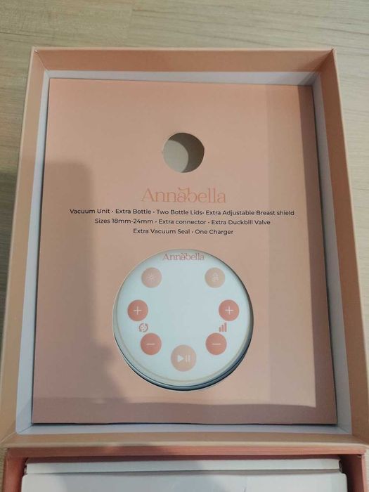 Электрический молокоотсос Annabella — имитирует сосание языка малыша