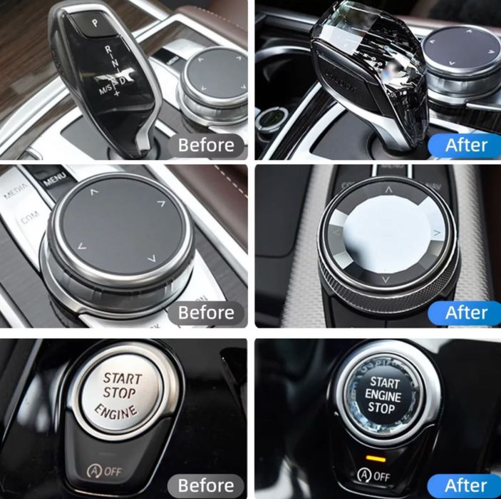 Кристален Скоростен Лост BMW 1,2,3,4,5,6,7-серия и X- Mоделите –M Лого