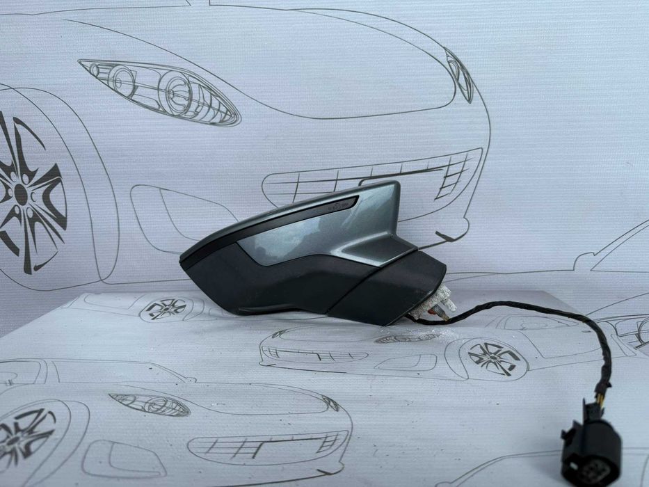 Oglindă Dreaptă 6 PINI Seat Leon 5F 2013 / 2012-2020 / Cod OEM 5F2857508N (5C2)