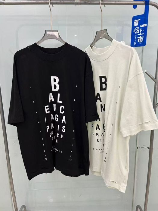 тениски balenciaga обърсайз