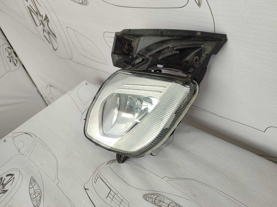 Proiector Ceata Stanga cu Suport Bara / Halogen Ford Fiesta MK8 Hatchback 2017–Prezent / Cod OEM H1BB-15A255-AB (5D2)