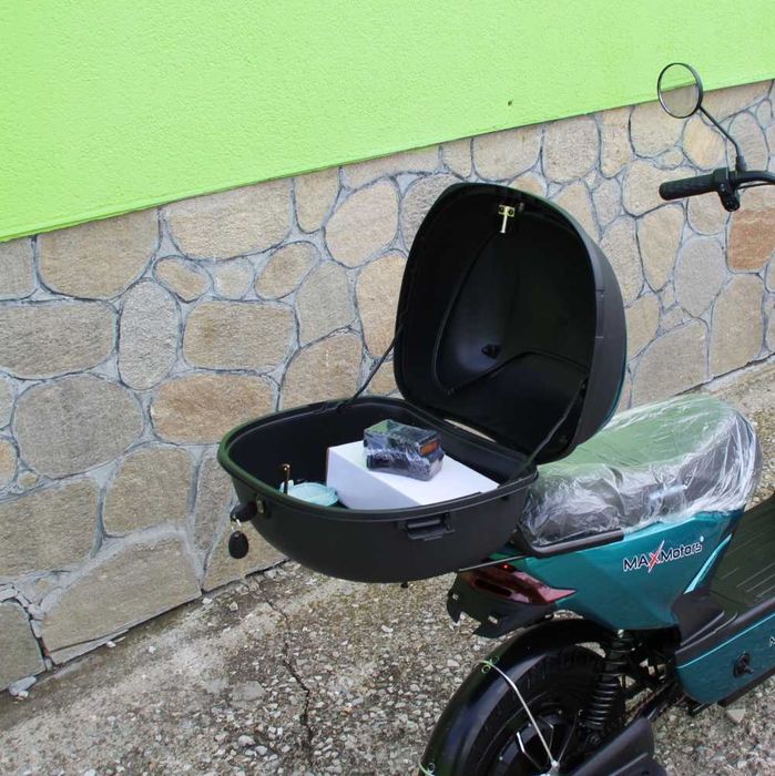 Двуместен електрически скутер с педали AK-Z6, 750W, 48V, N1, Green