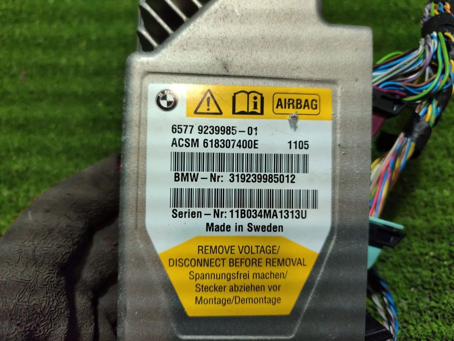 CALCULATOR AIRBAG BMW SERIA 5 F10 F11 520D SE TOURING 2.0 DIESEL 2011 COD OEM 9239985 / 9239985-01 / BREAK 2010-2017