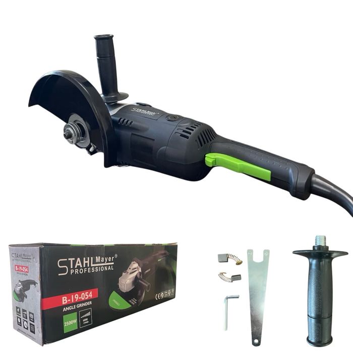 Ъглошлайф STAHLMAYER 2500W ,  Голям шлайф на ток 230мм