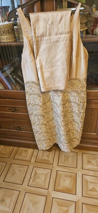 Платье вечернее шелк Италия