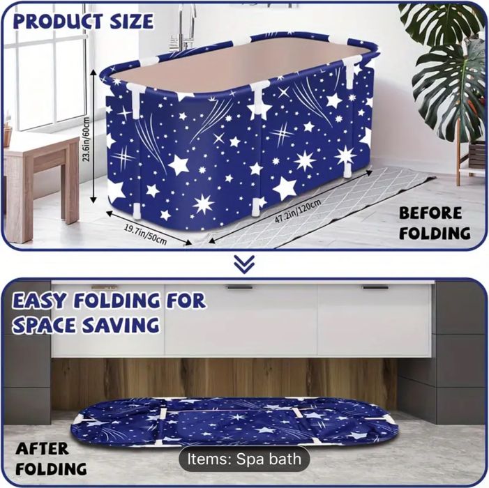 Сгъваема вана за възрастен -  НАЛИЧНА! ПРОМО!