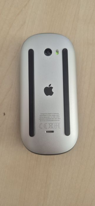 Mouse Bluetooth APPLE Magic Mouse (2024) Multi-Touch Surface, Dual Mode, negru