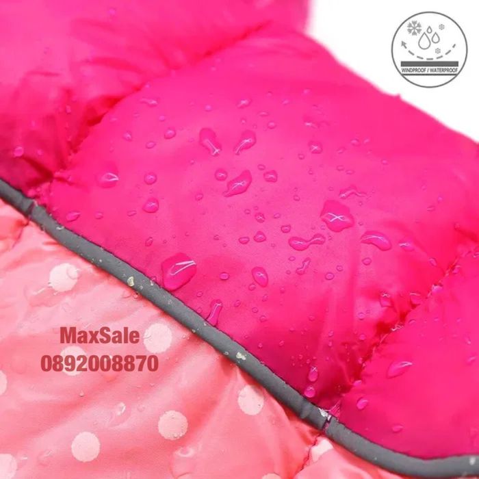 Яке за куче за всякакъв сезон водоустойчиво модерно розово