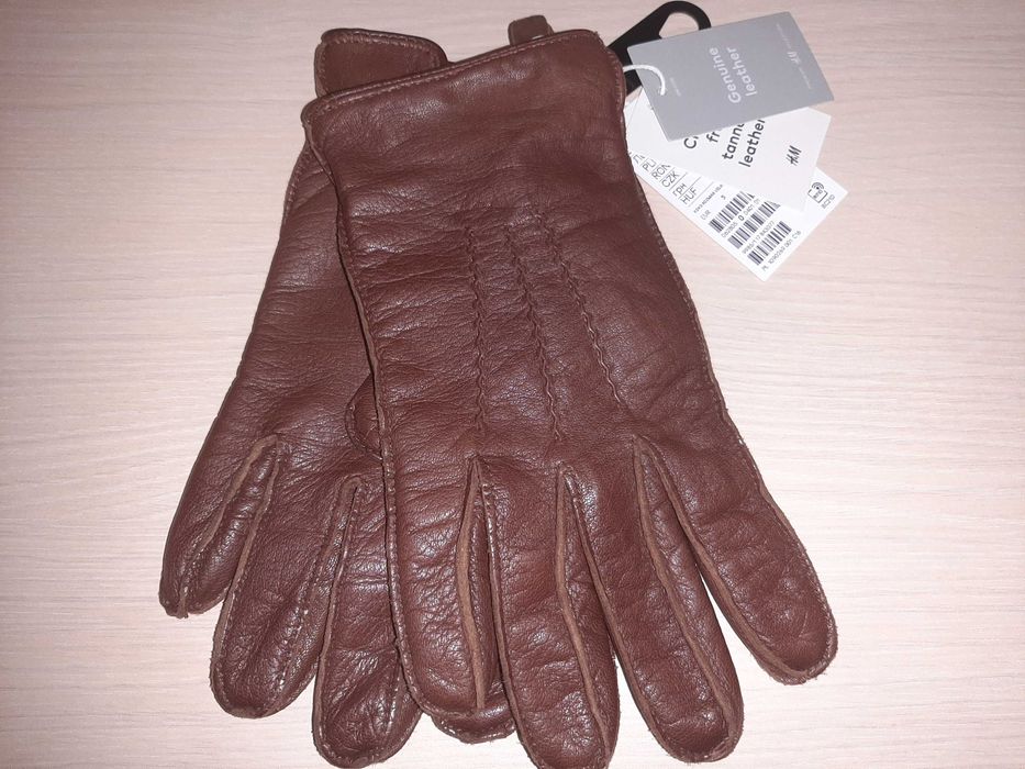 НОВИ ръкавици H&M естествена кожа