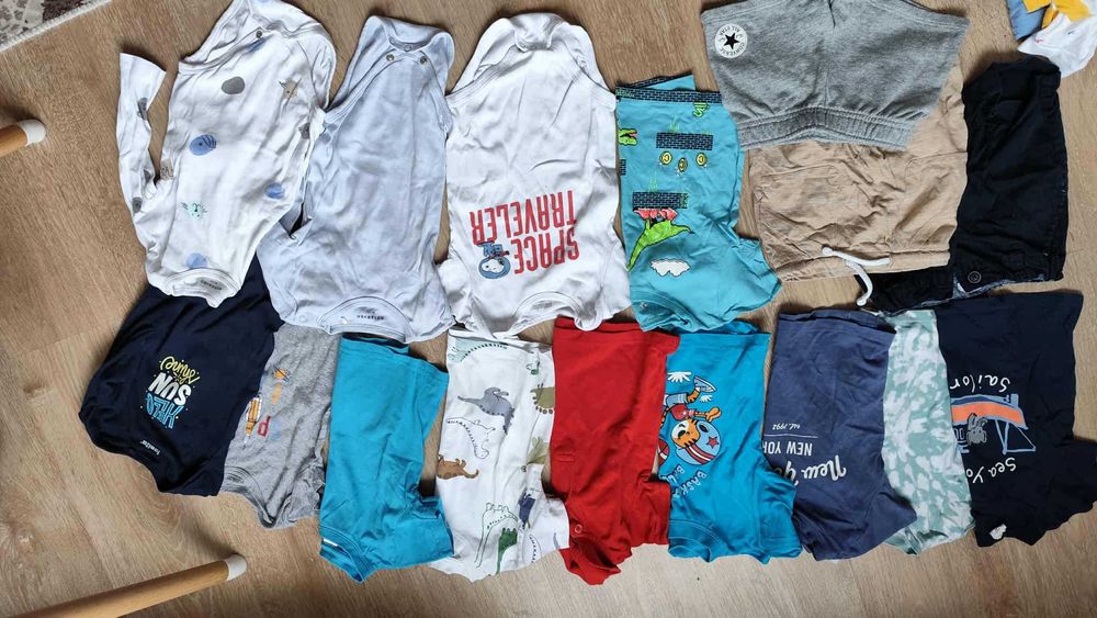 Лот детски дрехи за момче 74-80