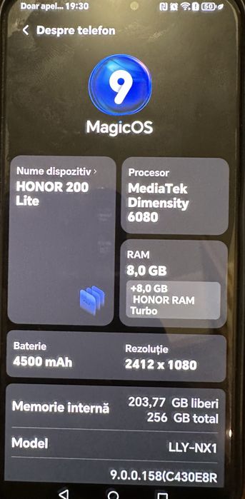 Honor 200 lite full box