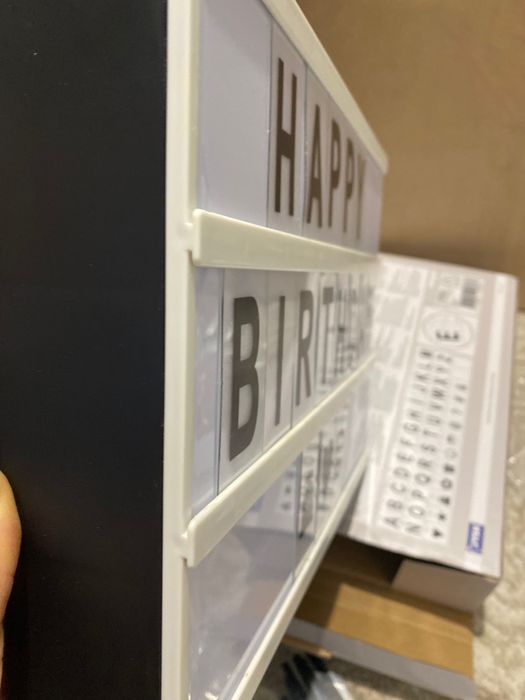 LED светещо табло с букви