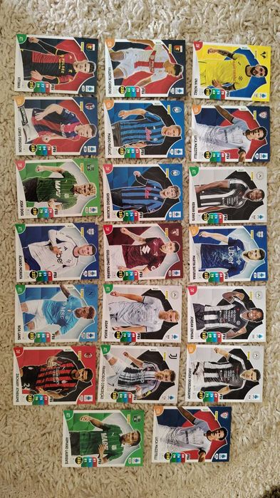 cartonase panini calciatori