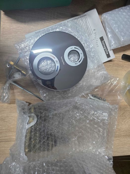 Hansgrohe Ecostat baterie de duș ascuns cu termostat crom 15757000