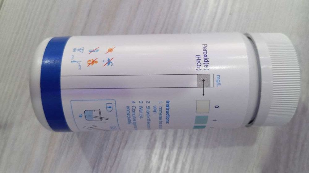 Тест-полоски на определение параметра Перекись водорода