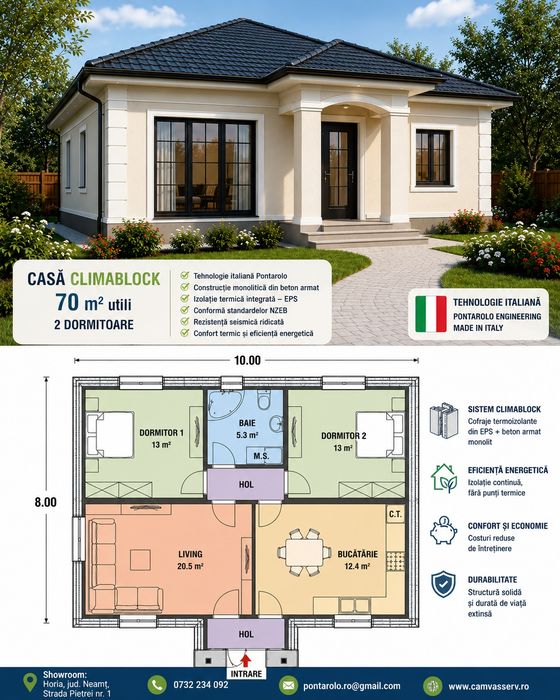 case pasive nzeb apartament locuință
