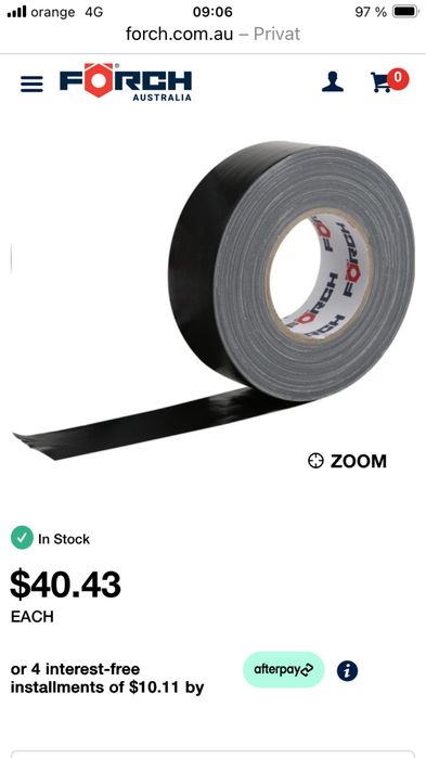 Banda Adeziva Panzata Forch 50mmx50m
