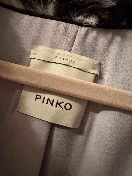 Яке палто Pinko от изкуствен косъм