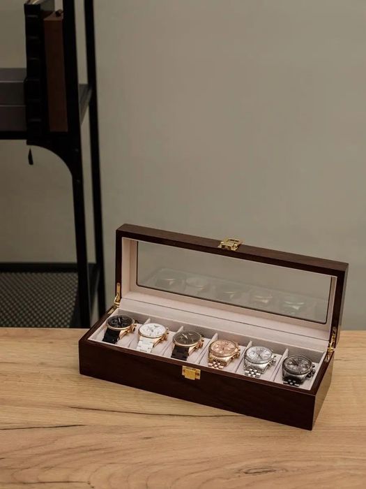 Шкатулка для часов и украшений дерево