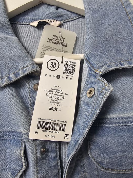 Salopeta jeans Orsay noua
