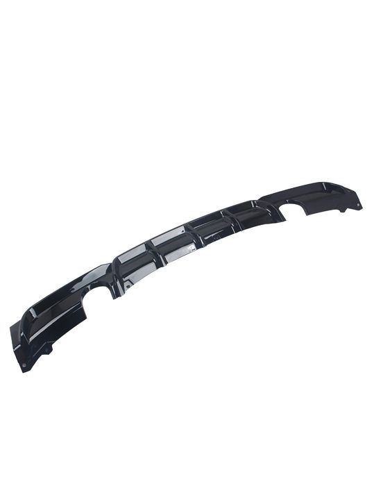 Difuzor bara spate compatibil BMW Seria 3 F30 negru lucios plug and play