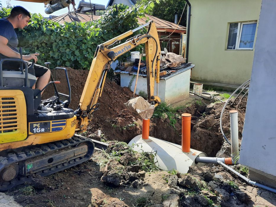 Fosa septica, fosa ecologica, montaj fose