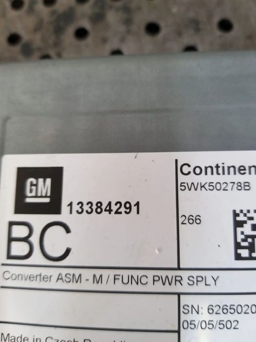 Modul navigatie opel corsa e x15 13384291