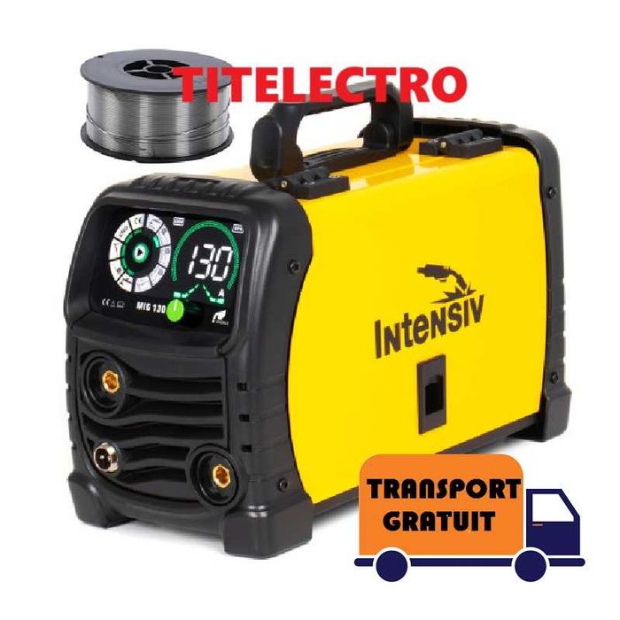 Aparat sudura fara gaz argon CO2 MIG 130p INTENSIV + sarma flux 0.8mm