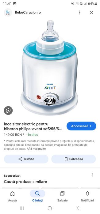 Incalzitor + sterilizator biberoane Philips Avent