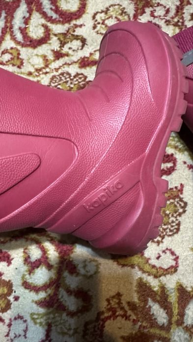 Продам резиновые сапоги с утеплителем Kapika