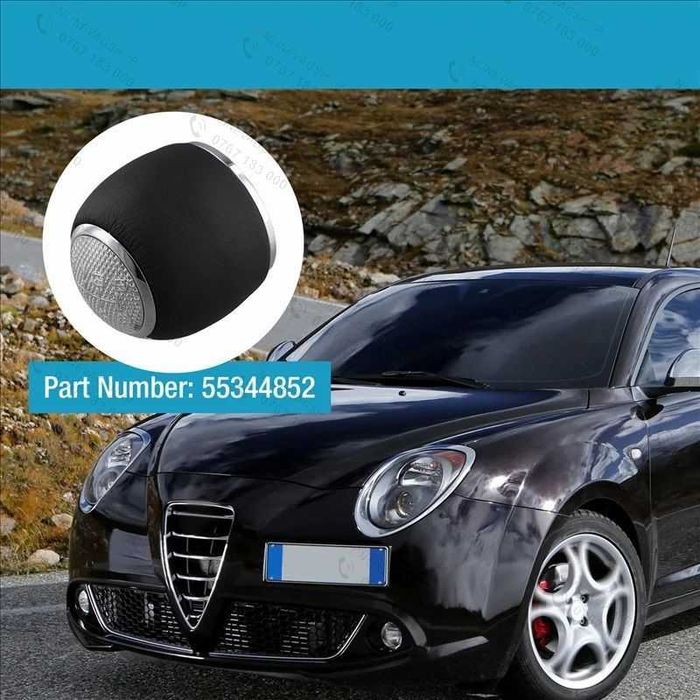 Nuca piele Alfa Romeo Mito in 6 viteze cu manson schimbator