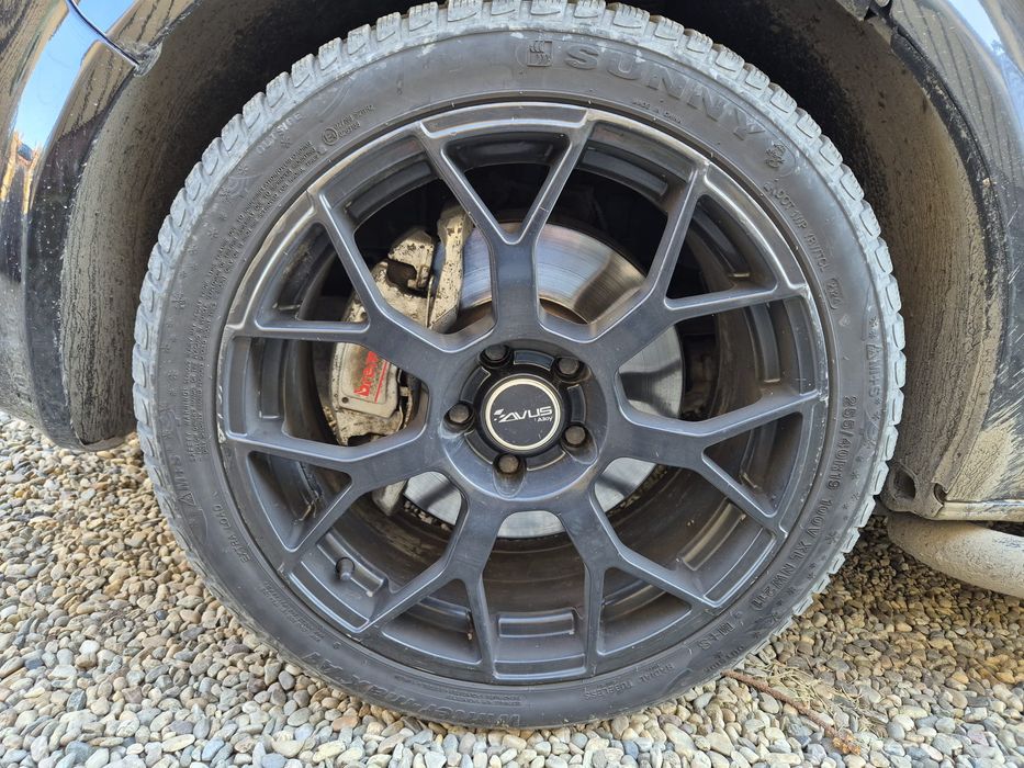 Vand Jante aliaj 19” AVUS Racing + anvelope 255/40 R19 – 5x120