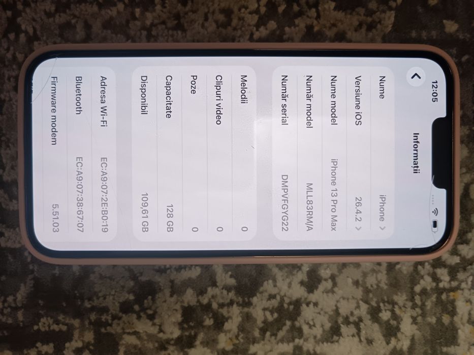 iPhone 13 pro max CA NOU